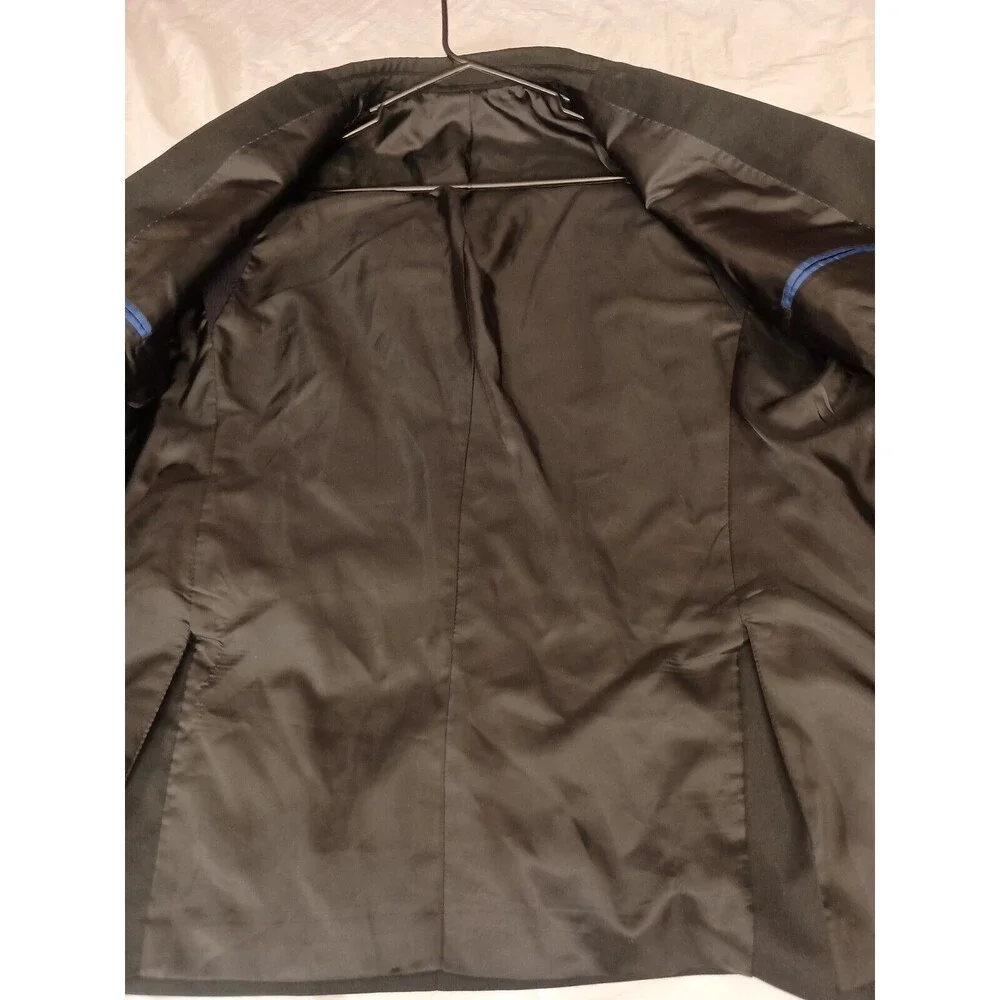 Kenneth Cole Reaction Blazer Jacket Size 46L Black